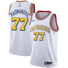 Golden State Warriors #77 Vladimir Radmanovic Jersey -White SAN FRANCISCO Classic