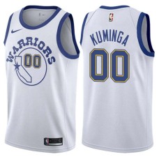 Golden State Warriors #00 Jonathan Kuminga Jersey -White Throwback