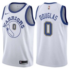 Golden State Warriors #0 Toney Douglas Jersey -White Throwback