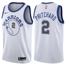 Golden State Warriors #2 Kevin Pritchard Jersey -White Throwback