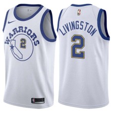 Golden State Warriors #2 Randy Livingston Jersey -White Throwback