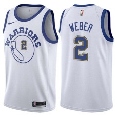 Golden State Warriors #2 Briante Weber Jersey -White Throwback