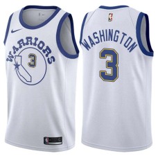 Golden State Warriors #3 Kermit Washington Jersey -White Throwback