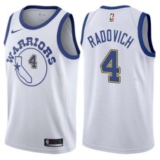 Golden State Warriors #4 Moe Radovich Jersey -White Throwback