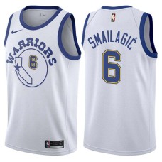 Golden State Warriors #6 Alen Smailagic Jersey -White Throwback