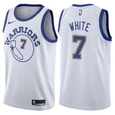 Golden State Warriors #7 Hubie White Jersey -White Throwback