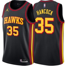 Atlanta Hawks #35 Darrin Hancock Jersey -Black