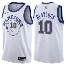 Golden State Warriors #10 Mookie Blaylock Jersey -White Throwback