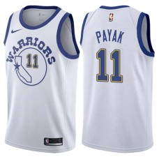 Golden State Warriors #11 Johnny Payak Jersey -White Throwback