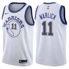 Golden State Warriors #11 Bob Warlick Jersey -White Throwback