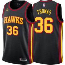 Atlanta Hawks #36 Etan Thomas Jersey -Black