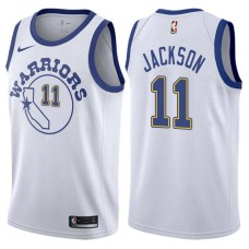 Golden State Warriors #11 Jaren Jackson Jersey -White Throwback