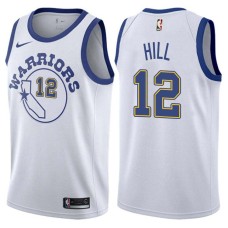 Golden State Warriors #12 Gary Hill Jersey -White Throwback