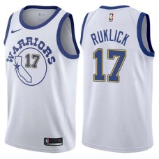 Golden State Warriors #17 Joe Ruklick Jersey -White Throwback