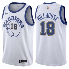 Golden State Warriors #18 Art Hillhouse Jersey -White Throwback