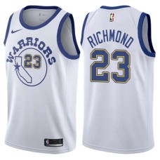 Golden State Warriors #23 Mitch Richmond Jersey -White Throwback