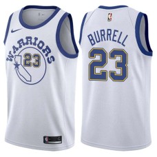 Golden State Warriors #23 Scott Burrell Jersey -White Throwback