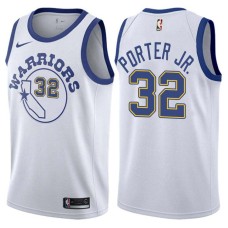 Golden State Warriors #32 Otto Porter Jr Jersey -White Throwback