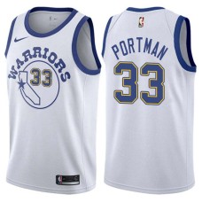 Golden State Warriors #33 Bob Portman Jersey -White Throwback