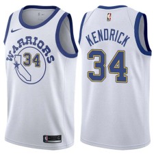 Golden State Warriors #34 Frank Kendrick Jersey -White Throwback