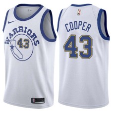 Golden State Warriors #43 Wayne Cooper Jersey -White Throwback