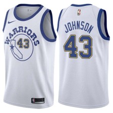 Golden State Warriors #43 Mickey Johnson Jersey -White Throwback