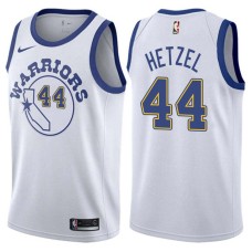 Golden State Warriors #44 Fred Hetzel Jersey -White Throwback