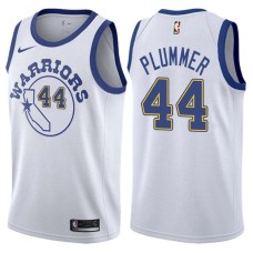 Golden State Warriors #44 Gary Plummer Jersey -White Throwback