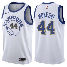 Golden State Warriors #44 Paul Mokeski Jersey -White Throwback