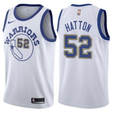 Golden State Warriors #52 Vern Hatton Jersey -White Throwback