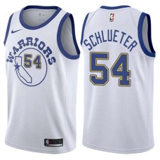 Golden State Warriors #54 Dale Schlueter Jersey -White Throwback