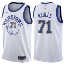 Golden State Warriors #71 Willie Naulls Jersey -White Throwback