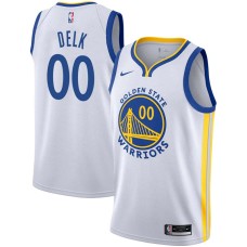 Golden State Warriors #00 Tony Delk Jersey -White