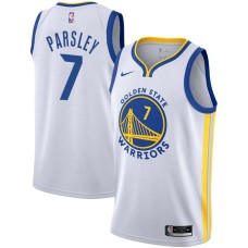 Golden State Warriors #7 Charlie Parsley Jersey -White