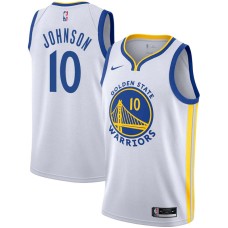 Golden State Warriors #10 Charles Johnson Jersey -White