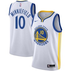 Golden State Warriors #10 Dirk Minniefield Jersey -White