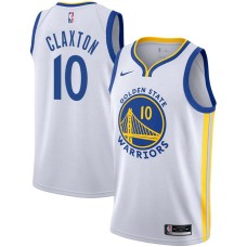 Golden State Warriors #10 Speedy Claxton Jersey -White