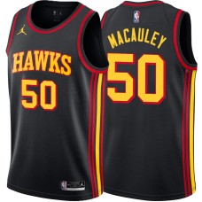 Atlanta Hawks #50 Ed Macauley Jersey -Black