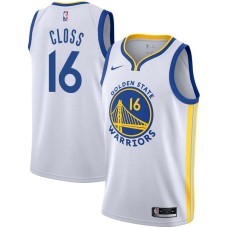 Golden State Warriors #16 Bill Closs Jersey -White