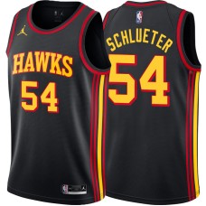 Atlanta Hawks #54 Dale Schlueter Jersey -Black