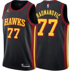 Atlanta Hawks #77 Vladimir Radmanovic Jersey -Black