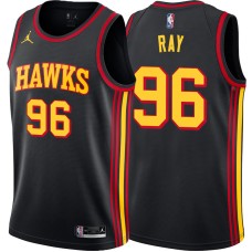 Atlanta Hawks #96 Don Ray Jersey -Black