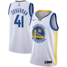 Golden State Warriors #41 John Coughran Jersey -White