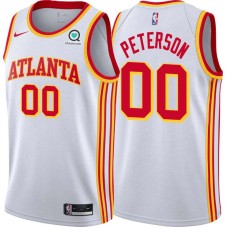 Atlanta Hawks #00 Bob Peterson Jersey -White