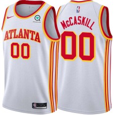 Atlanta Hawks #00 Amal McCaskill Jersey -White