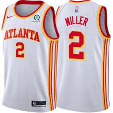 Atlanta Hawks #2 Anthony Miller Jersey -White