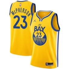 Golden State Warriors #23 Paul McPherson Jersey -Yellow THE BAY Jordan Brand