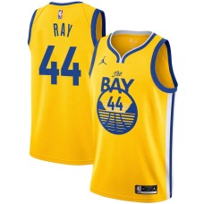 Golden State Warriors #44 Clifford Ray Jersey -Yellow THE BAY Jordan Brand