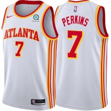 Atlanta Hawks #7 Warren Perkins Jersey -White