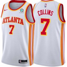 Atlanta Hawks #7 Don Collins Jersey -White